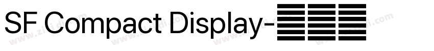 SF Compact Display字体转换